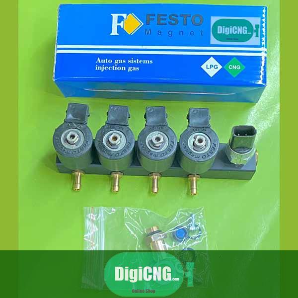 ریل سوخت جایگزین نیسان غرب استیل DigiCNG